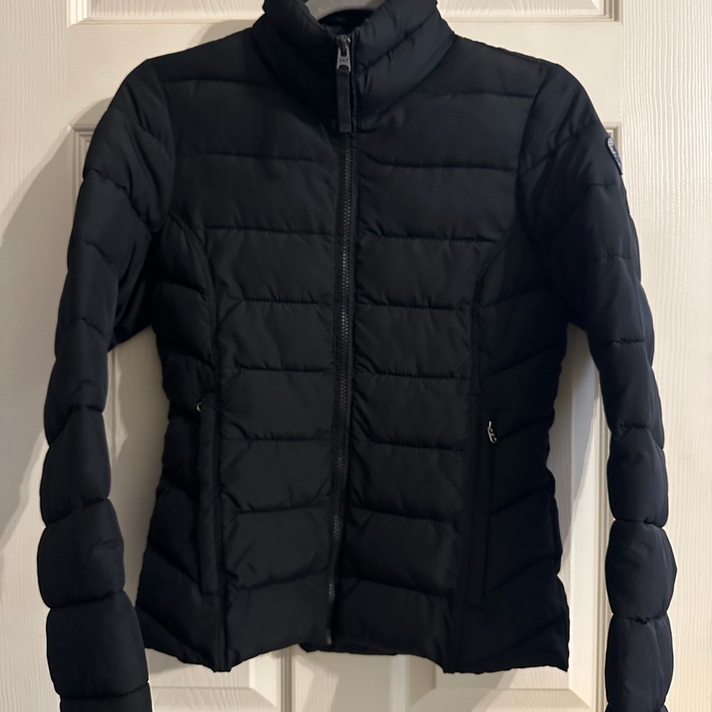 Abercrombie & Fitch Women's Quilted Black Puffer Jacket